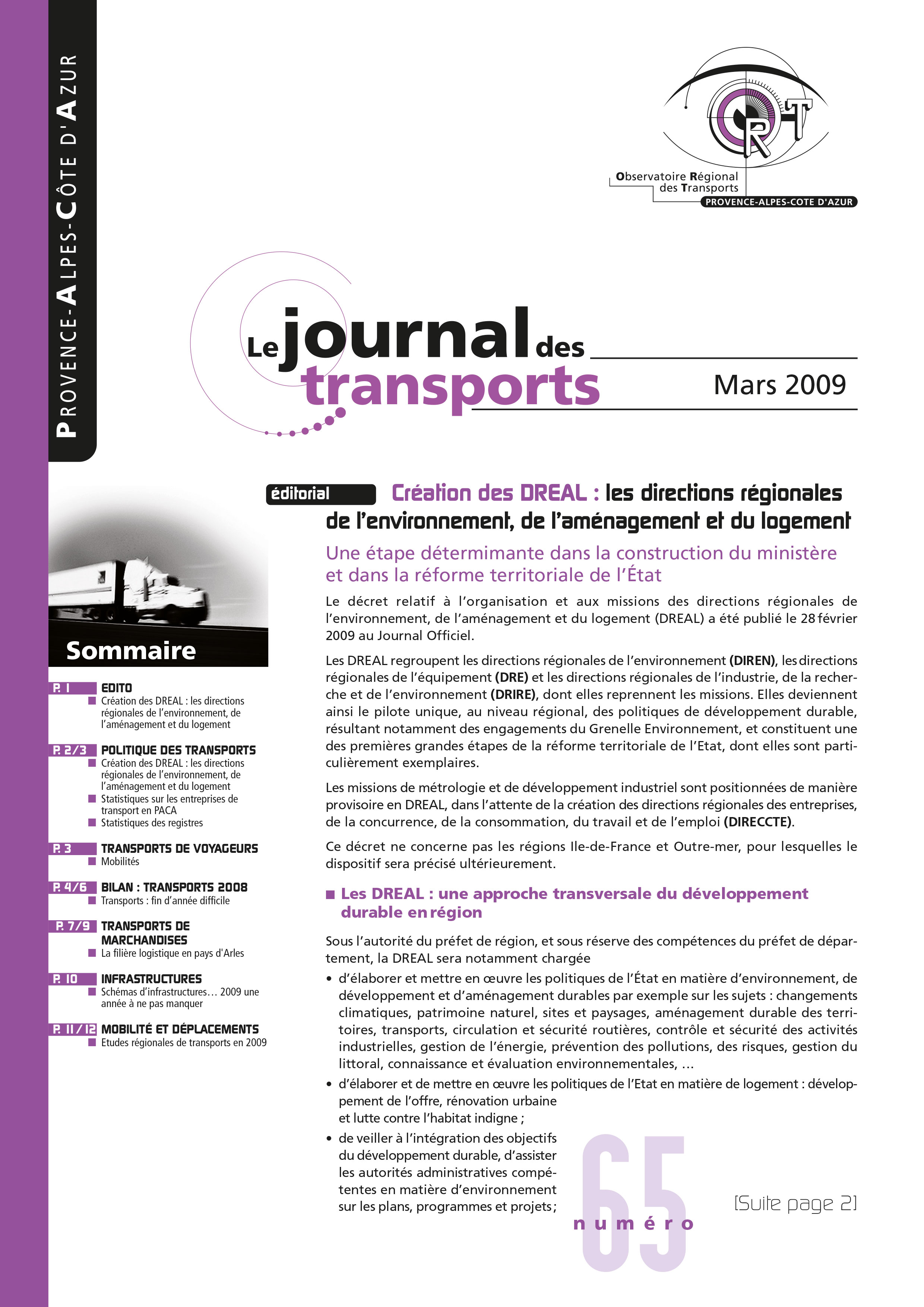 Le journal des transport N°65