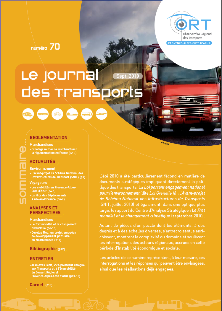 Le journal des transports n° 70