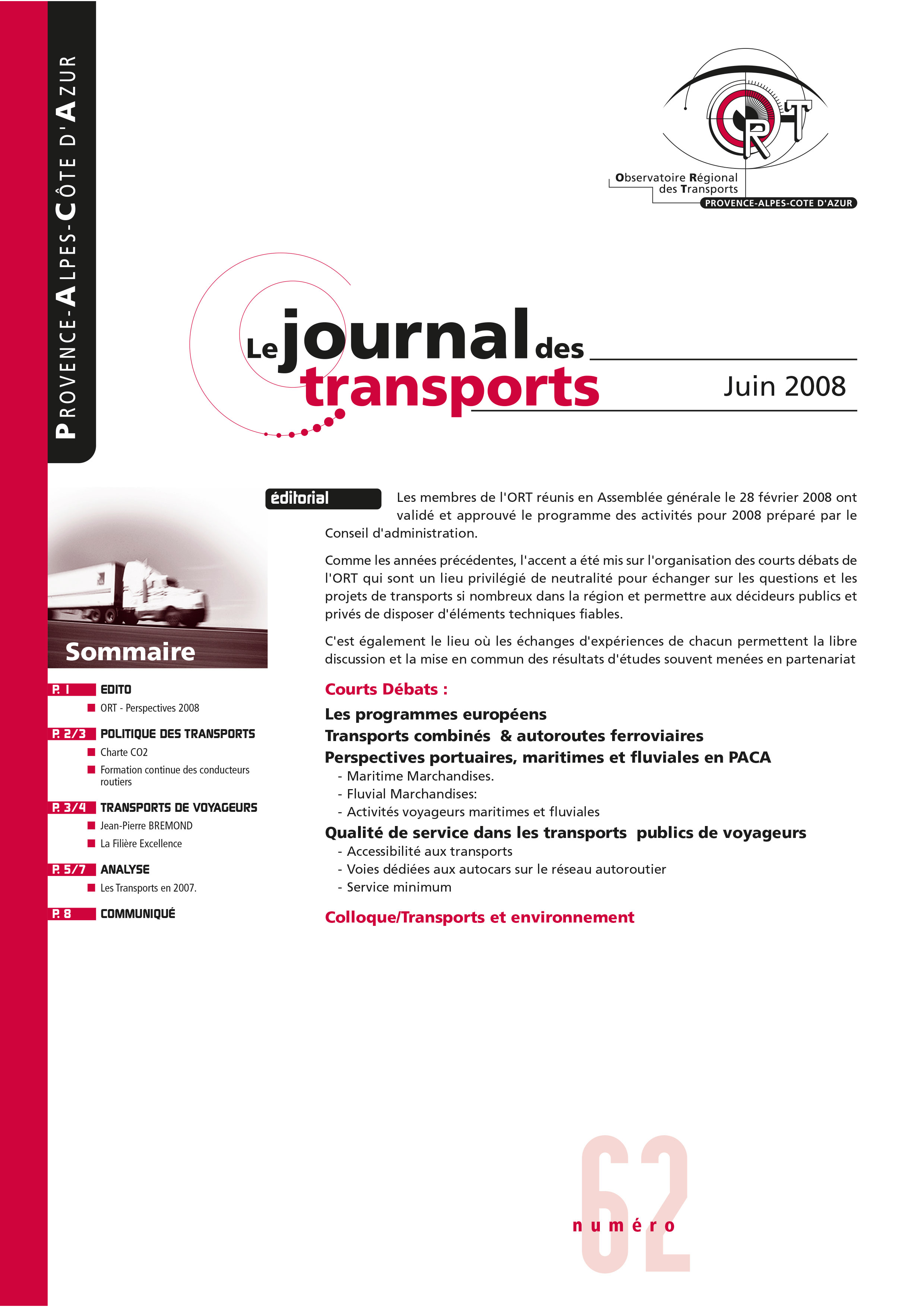 Le journal des transport N°62