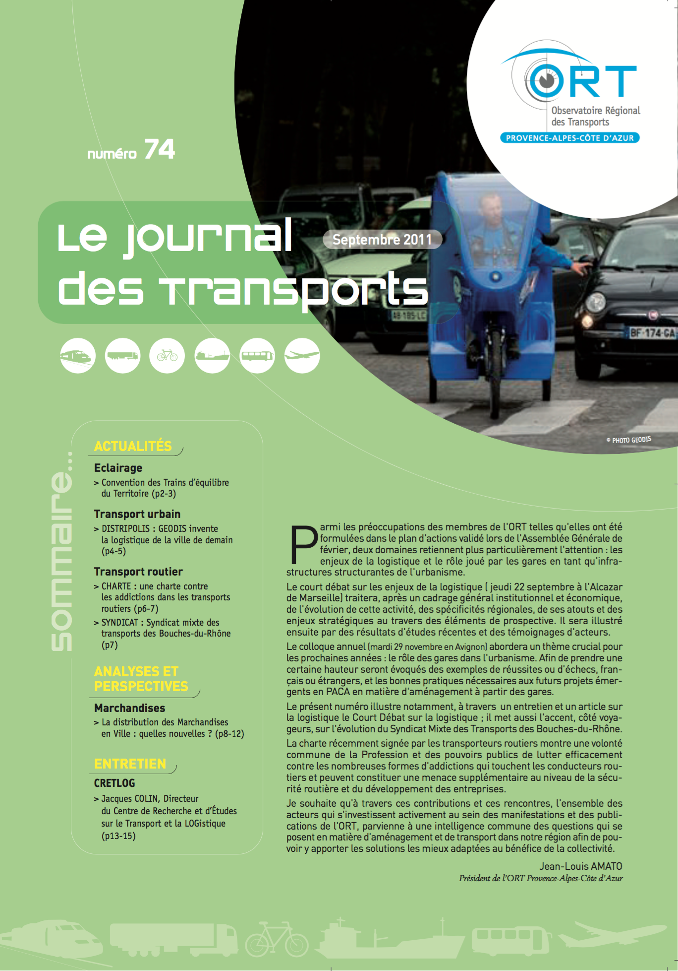 Le Journal des Transports N°74