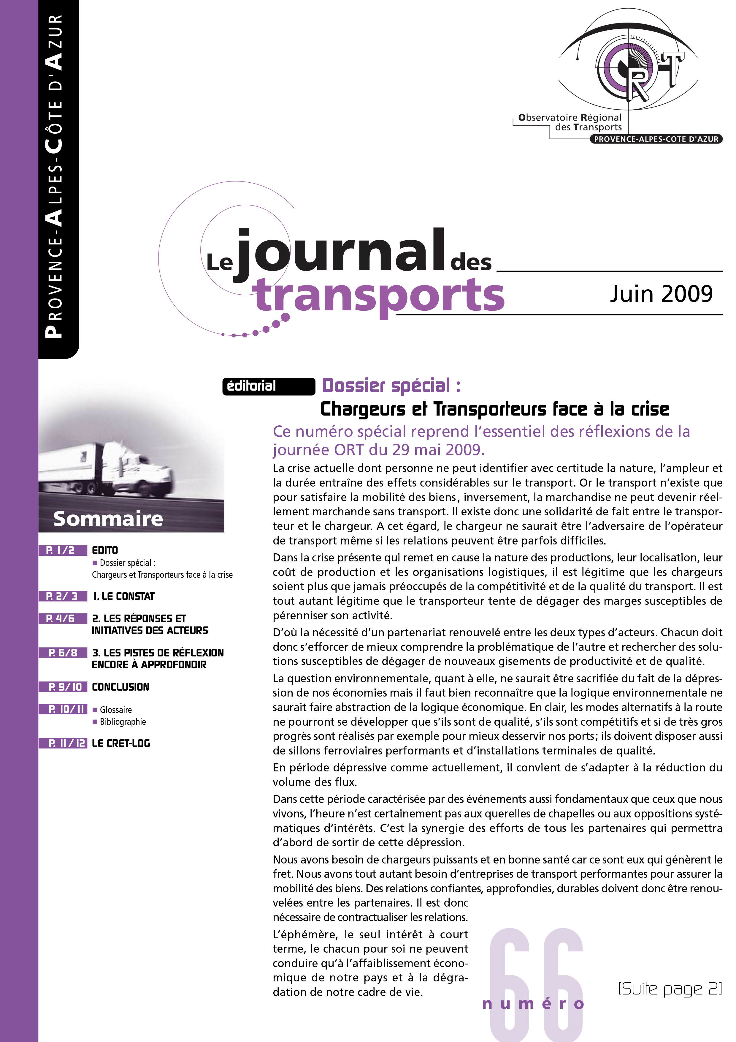 Le journal des transport N°66