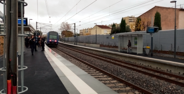 Inauguration de la halte de Sainte-Musse à Toulon le 13 décembre 2022