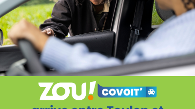 Lancement de la plus grande ligne de covoiturage express sans réservation de France entre Toulon et Cuers